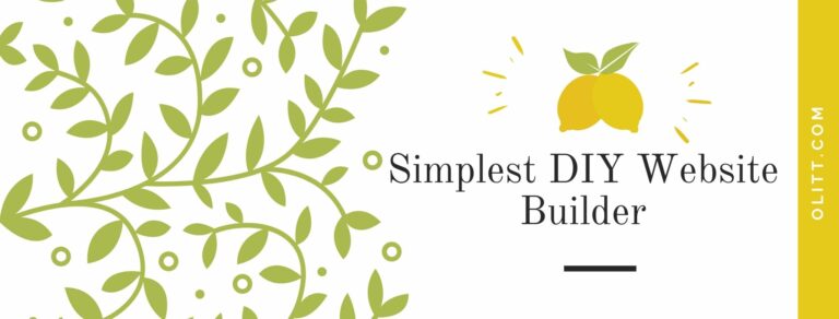 Simplest DIY Website Builder